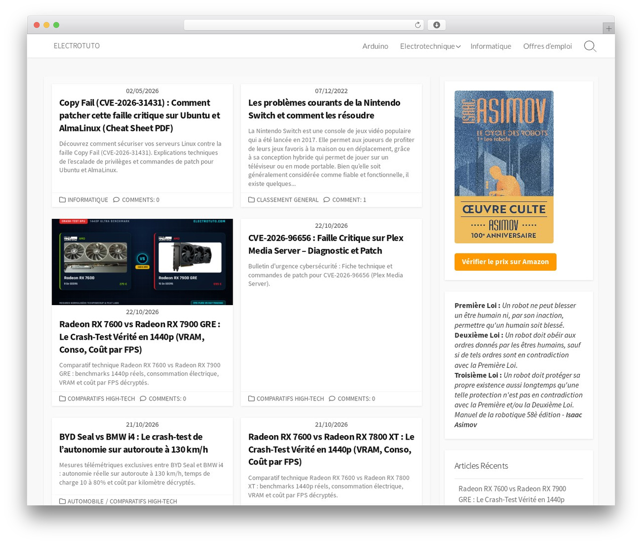Coldbox WordPress theme - electrotuto.com Coldbox WordPress theme - electrotuto.com