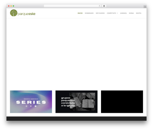 Create WordPress theme - parqueeste.org