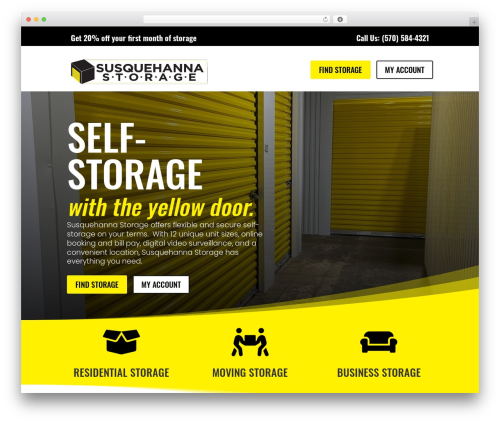 Divi theme WordPress - simplestorageunit.com