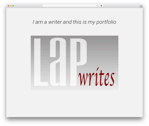 Flat Blocks WordPress theme - lapwrites.com