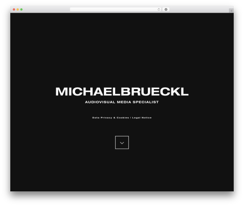 Theme WordPress gravity - michaelbrueckl.com