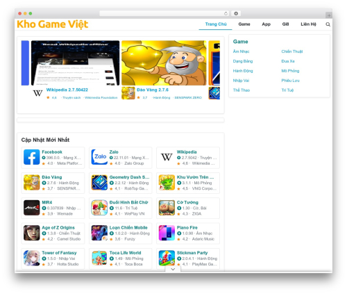 Theme WordPress Moddroid - khogameviet.com