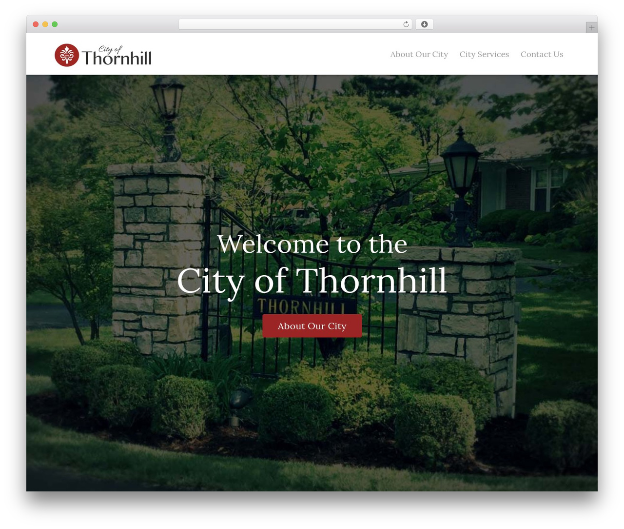 Theme WordPress X - cityofthornhill.org