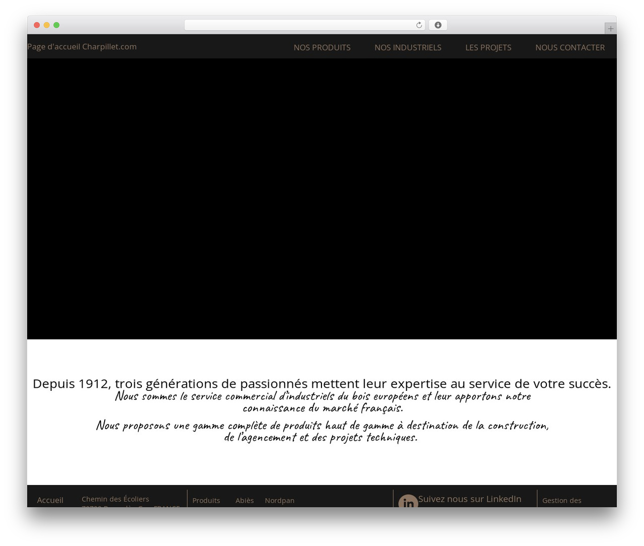 Wordpress Elementor theme WordPress - charpillet.com