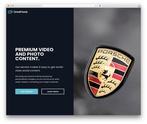 WordPress theme GreatFeeds - greatfeeds.com