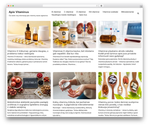 Setupad WordPress plugin - apievitaminus.lt