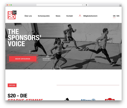 WordPress theme S20 - s20.de
