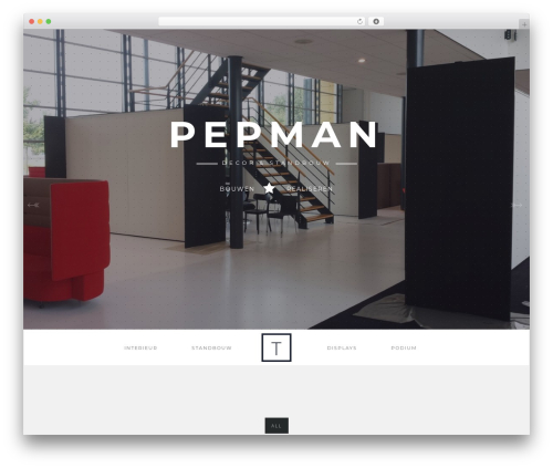WordPress theme t-one - pepman.nl