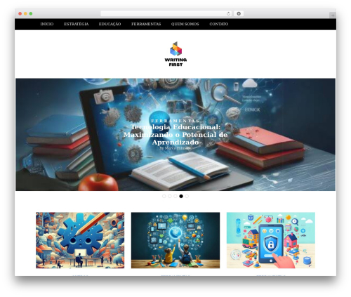 Writee WordPress theme - writing1st.com