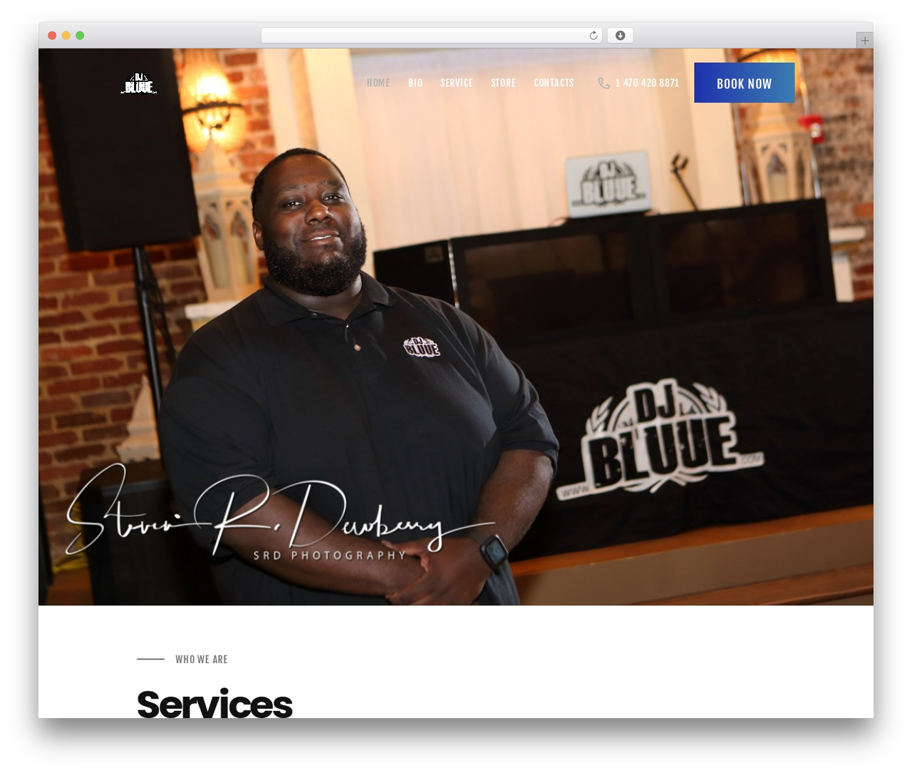 Apollo WordPress theme - djbluue.com