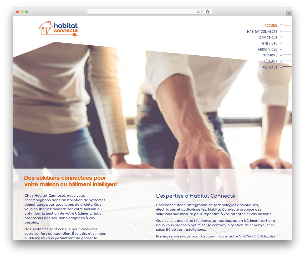 C2Web Framework WordPress theme - habitat-connecte.net