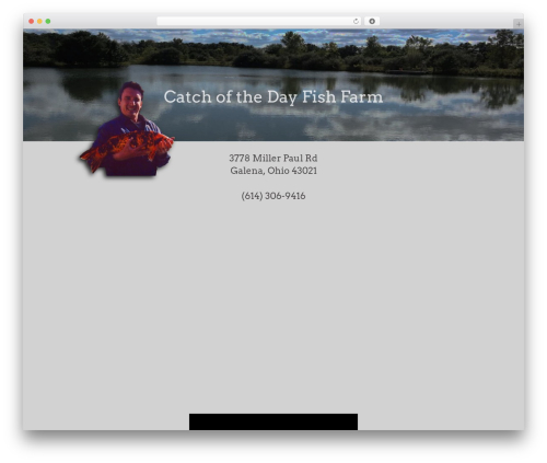CDFF WordPress theme - catchofthedayfishfarm.com