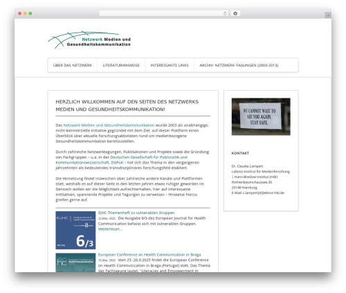 Contango WordPress theme - netzwerk-gesundheitskommunikation.de