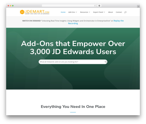 Divi ajax search WordPress plugin - jdemart.com