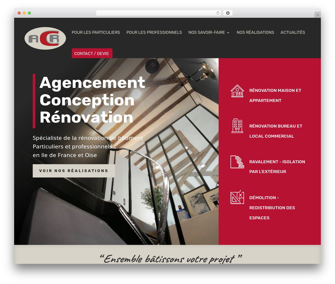 Divi WordPress theme - acr75.fr