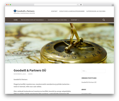 First theme WordPress - goodwillpartners.ee First theme WordPress - goodwillpartners.ee