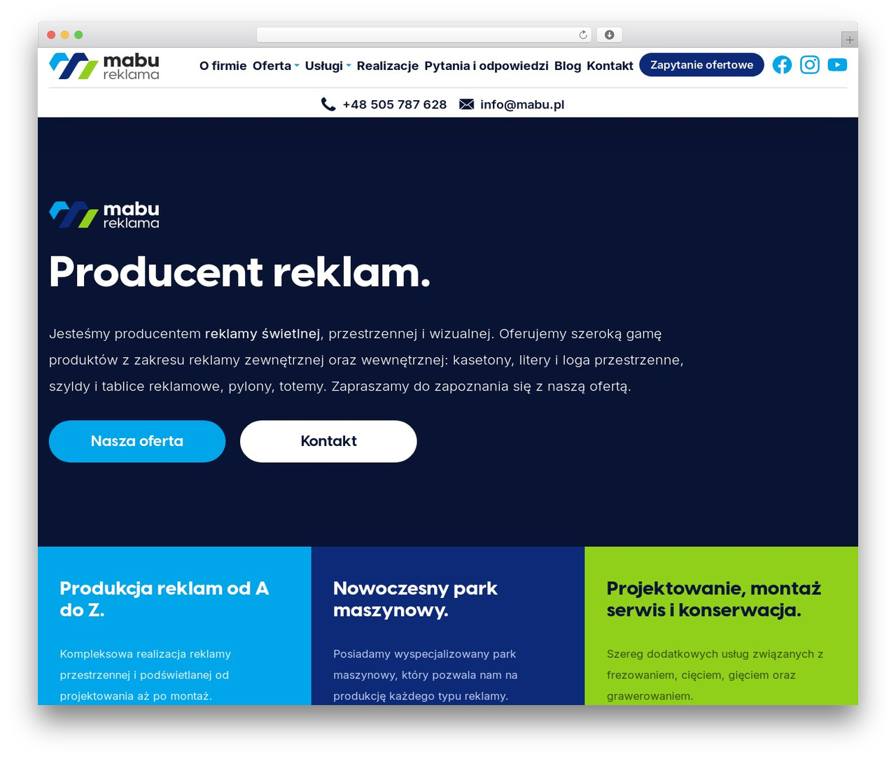 Mabu WordPress theme - mabu.pl