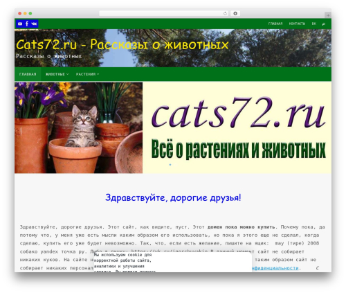 Rucookie WordPress plugin - cats72.ru