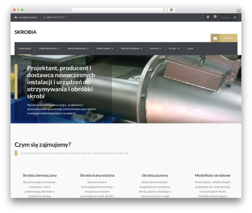 Theme WordPress WP Industry Theme - skrobia.pl