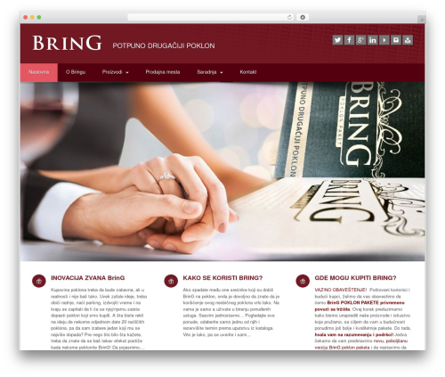 Theme WordPress Clockwork WP - bring.rs
