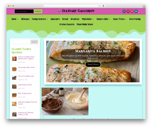 Table for divi WordPress plugin - culinarycauldron.com