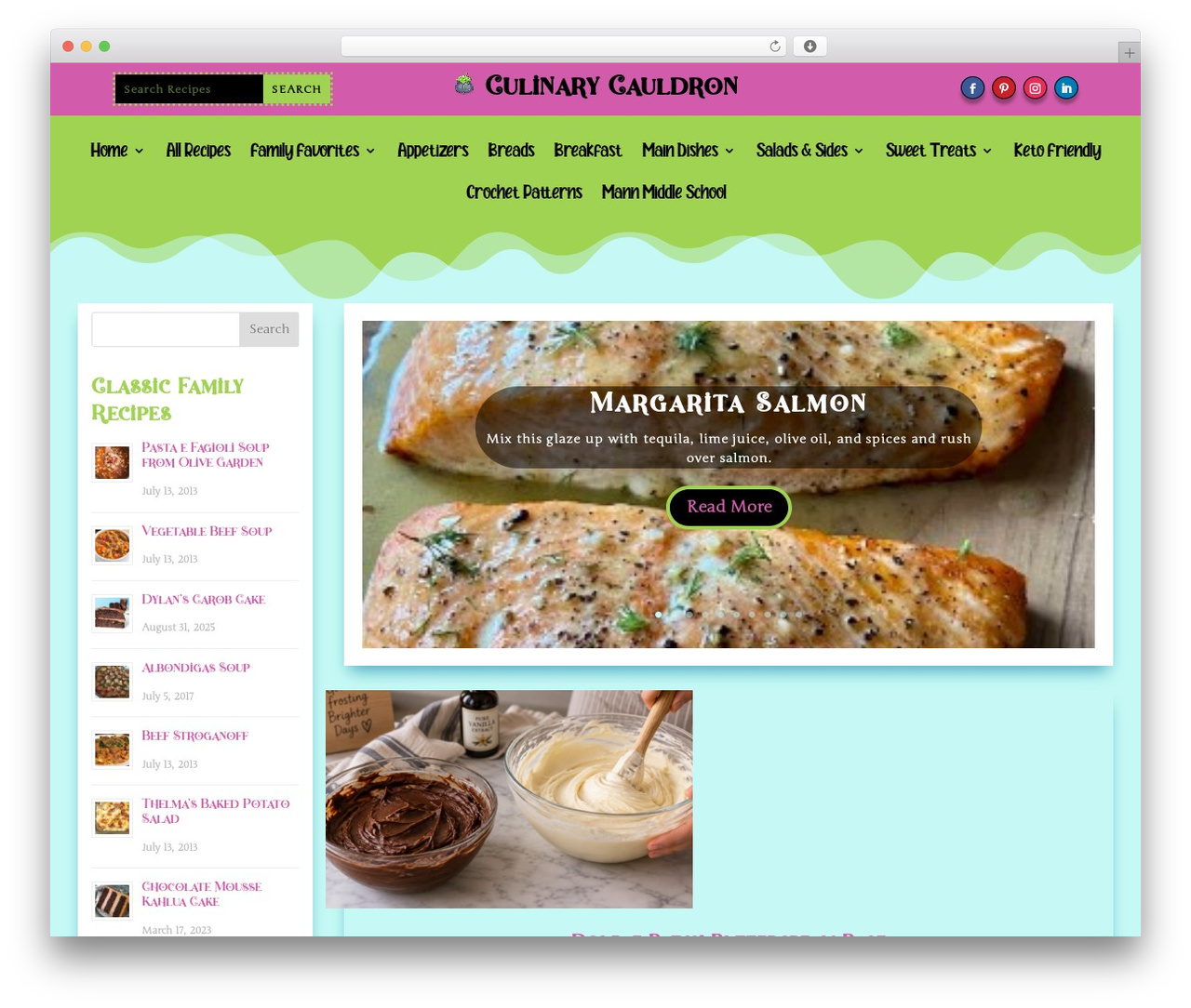 Theme WordPress Divi - culinarycauldron.com Theme WordPress Divi - culinarycauldron.com