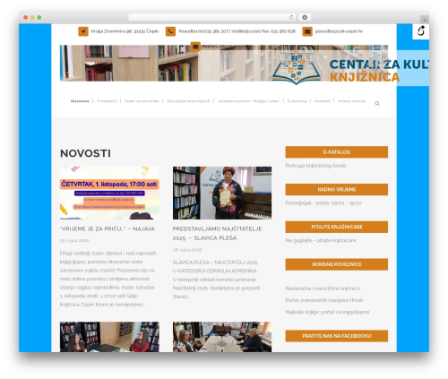 WordPress theme Bridge - czk-cepin.hr