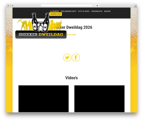 WordPress theme Divi - sneekerdweildag.nl