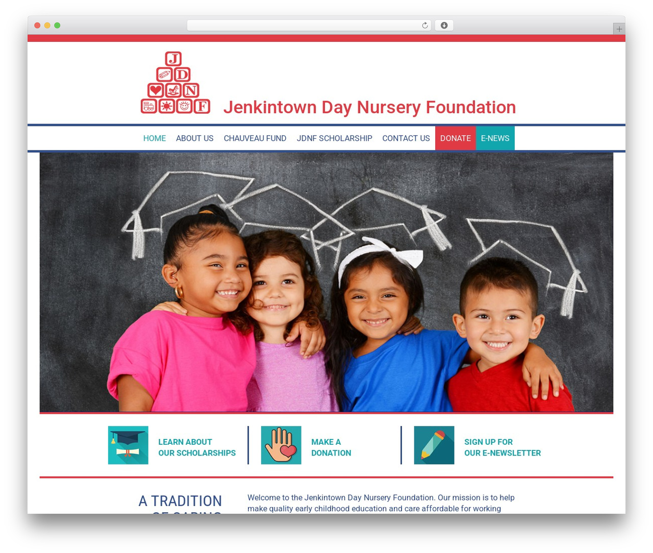 Bootstrap Basic WP theme - jenkintowndaynurseryfoundation.org