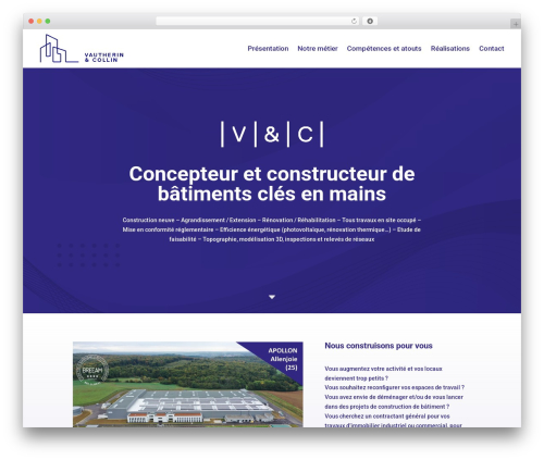 Divi WordPress theme - vautherinetcollin.com