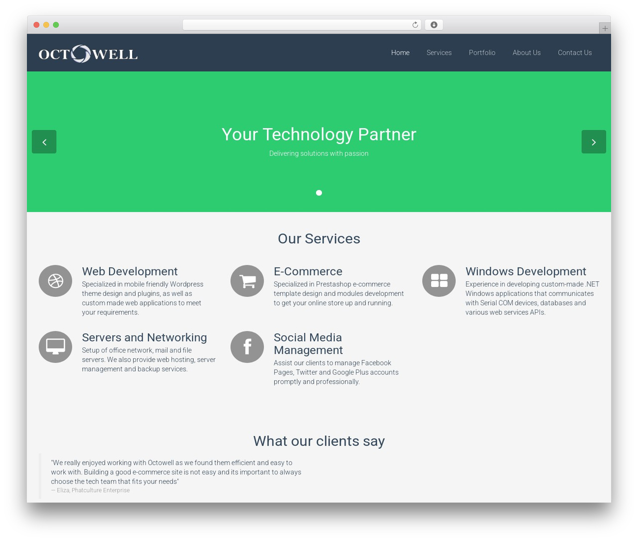 Flat Theme WP theme - octowell.com Flat Theme WP theme - octowell.com