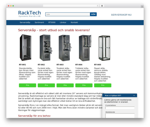Racktech2 WordPress theme - xn--serverskp-d3a.nu
