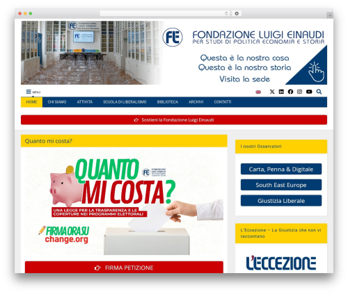 Theme WordPress MagOne - fondazioneluigieinaudi.it