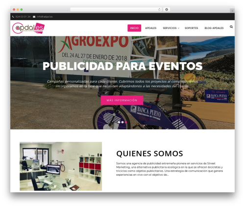 Theme WordPress Uncode Pro - publicidadenbicicletas.com