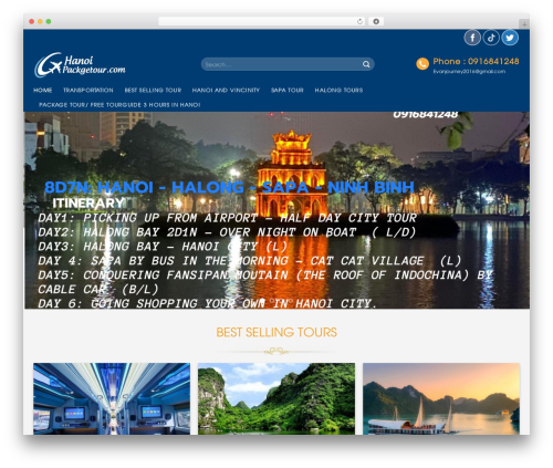 Theme WordPress WEBDAITIN.COM - hanoipackagetour.com
