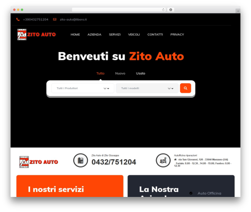 Vehica theme WordPress - zitoauto.com