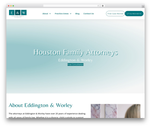 WordPress theme Beaver Builder Theme - eddingtonworley.com