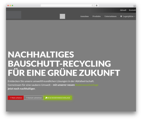 WordPress theme Blocksy - bauschutt-landwehr.de