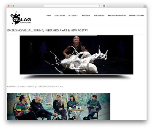 WordPress theme BUILDER THEME - gulag.si