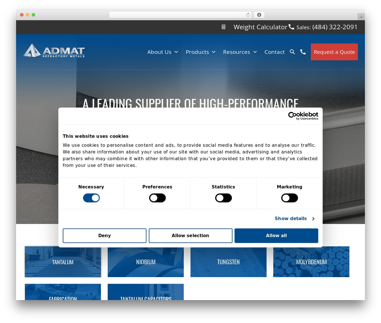 Admat Template WordPress theme - admatinc.com