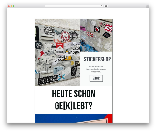 Babbler theme WordPress - stickerplug.ch