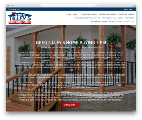 Beacon Theme theme WordPress - tilleyshomes.com