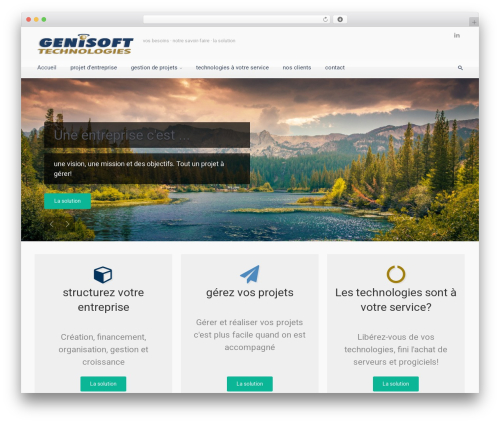 evolve Plus WP theme - genisoft.ca