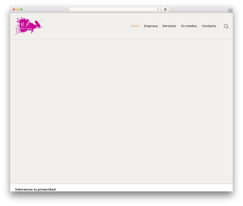 ProRange theme WordPress - rppinturas.es