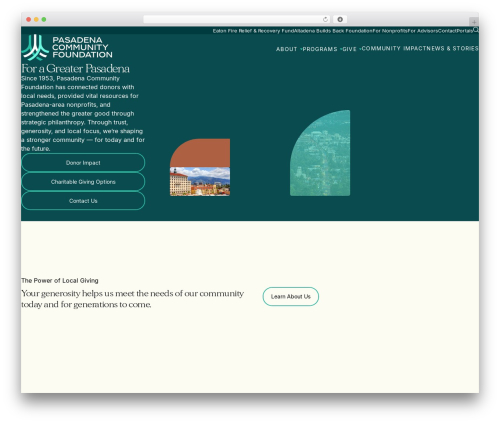 Push10 Theme WordPress theme - pasadenacf.org
