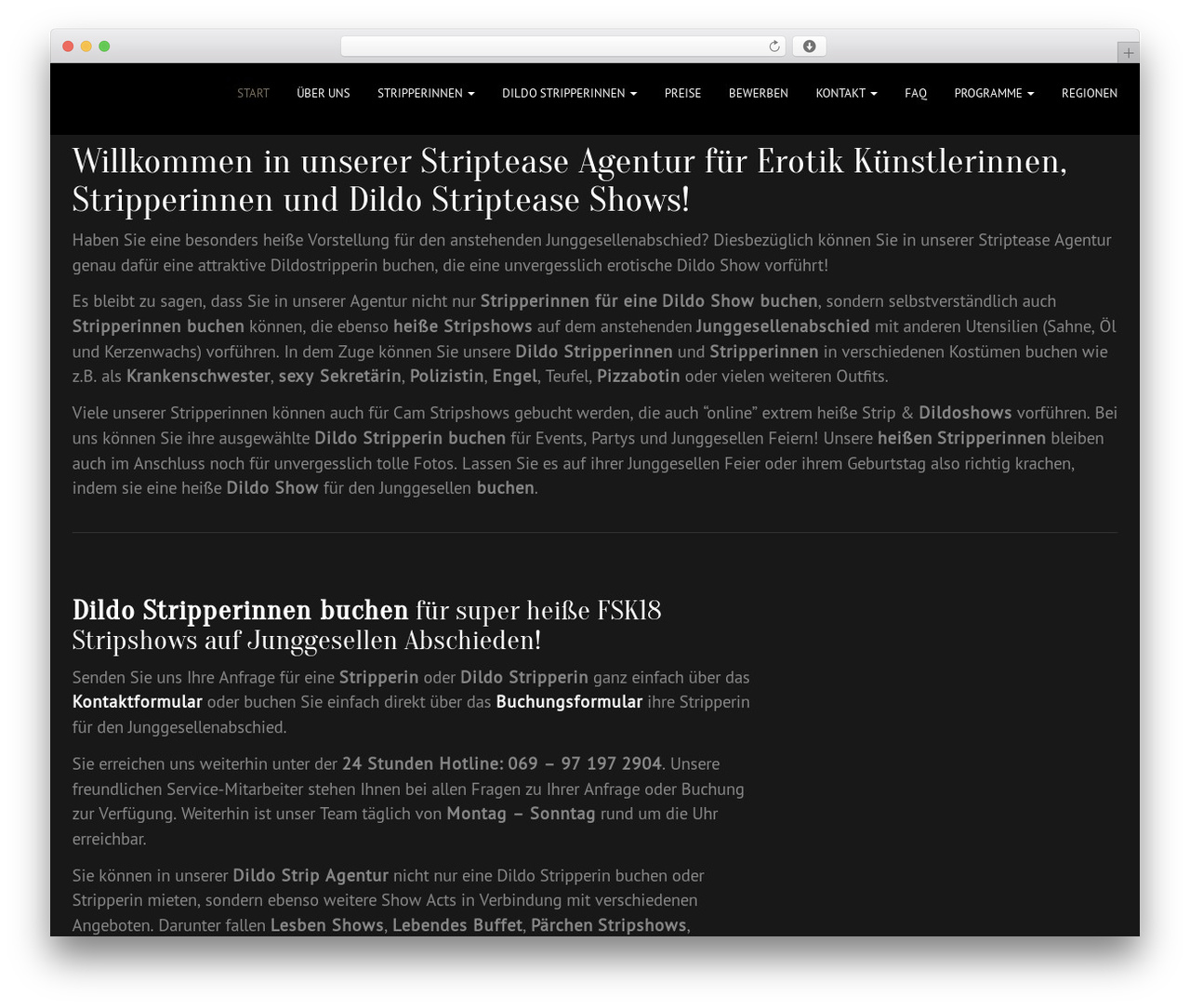 Scent WordPress theme - dildostripperin-buchen.de