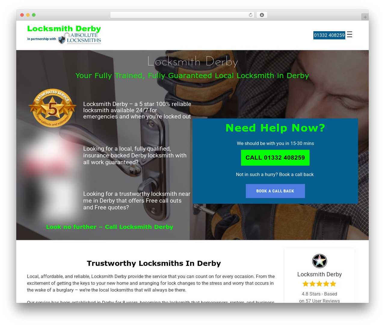 Themify Ultra WordPress theme - locksmithderby.net