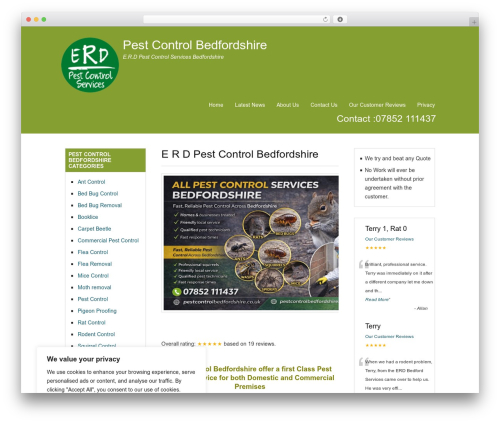 Tradepro - Theme WordPress theme - pestcontrolbedford24.co.uk