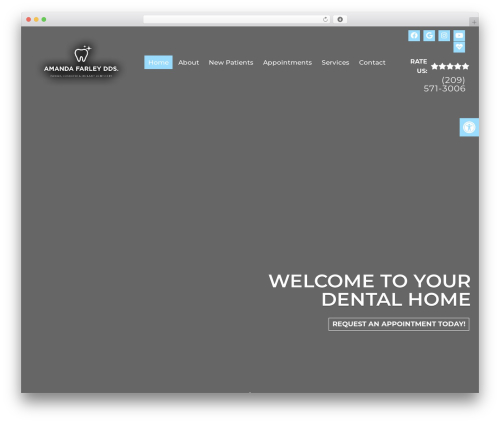 WordPress theme Parent Theme - amandafarleydds.com