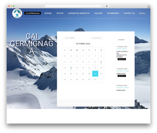 WordPress theme TrekOn - caigermignaga.it